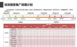 竞价托管-双测搜索推广排期计划