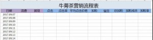厚昌竞价托管提供牛蒡茶营销流程表